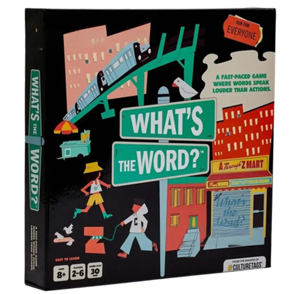 Whats The Word-A Board Game That Makes Everyone Guess And Laugh Parent-Child Interactive Party Board Games New Year Gifts