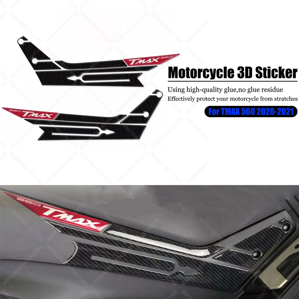 

For Tmax 560 tmax 560 Motorcycle Protection Handle Sticker 3D Epoxy Resin Sticker