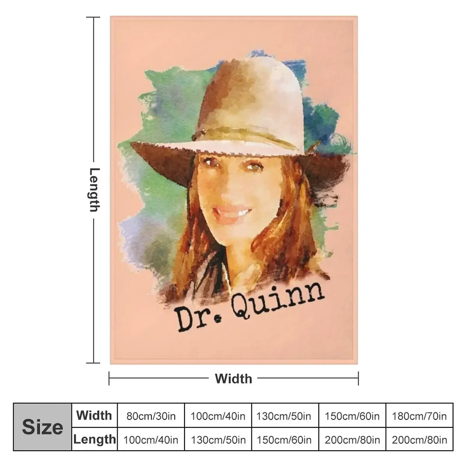 Dr. Quinn Medicine Woman Throw Blanket blankets and throws Summer Blankets