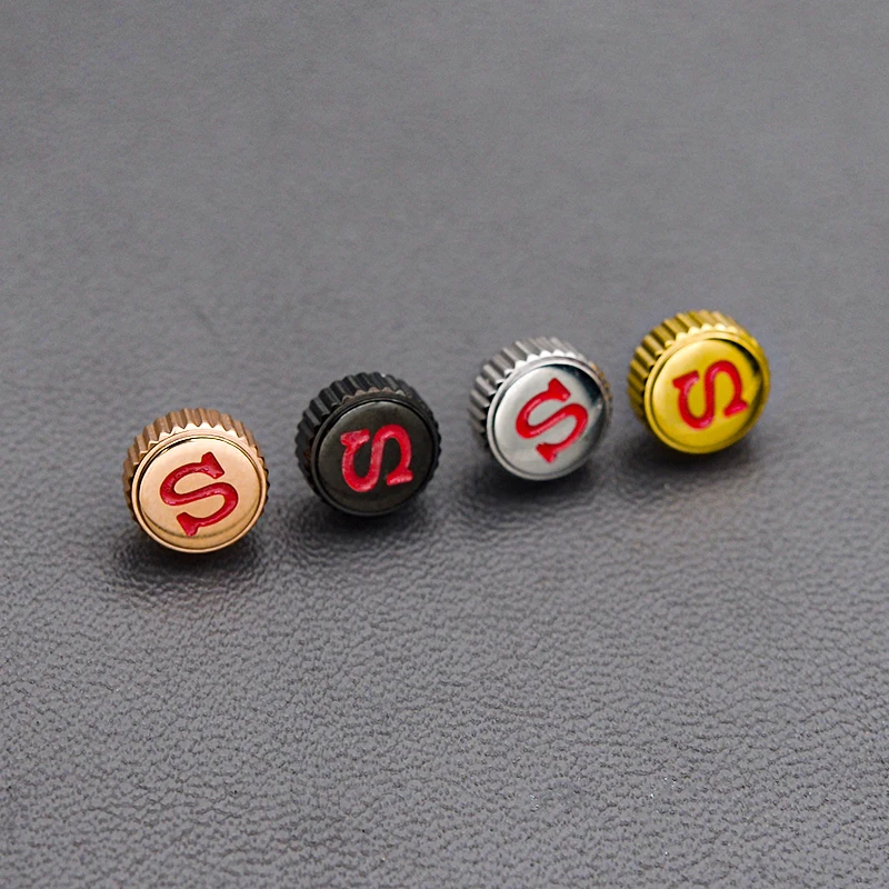 ساعة التاج المسمار في مع "S" شعار صالح NH35 NH36 حركة الحال بالنسبة SKX007 SKX009 SRPD استبدال الملحقات ساعة إصلاح