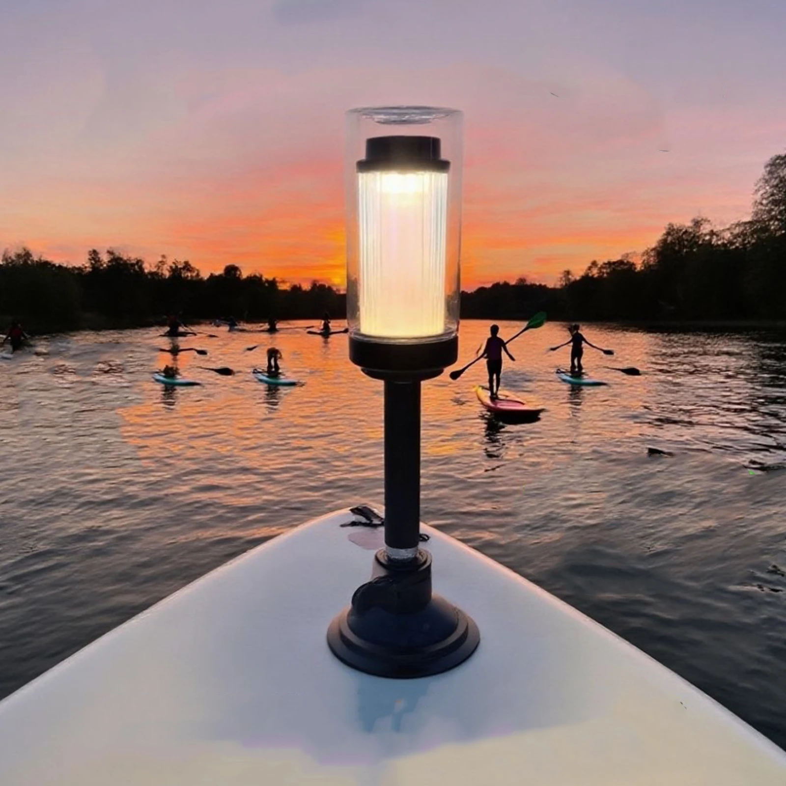 

10 Inch LED Navigation Light IP65 Waterproof White Navigation Boat Light White LED Stern Light for Pontoon Jon Boat Bass Boat