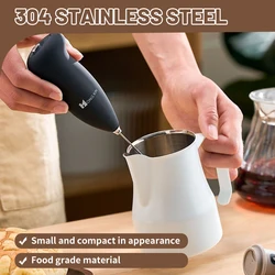 Electric Coffee Frother Handheld Mixer Milk Foamer Egg Beater Cappuccino Stirrer Mini Portable Blenders Home Kitchen Whisk Tool