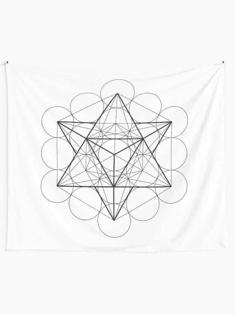 Metatron Cube Tapestry Decoration Room Bathroom Decor Tapestry