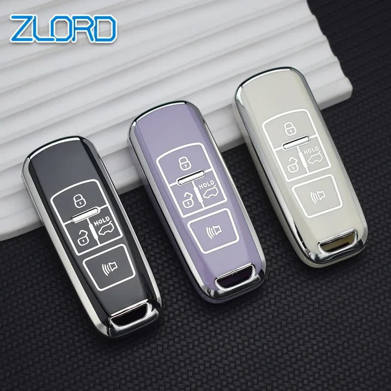 TPU Shell Fob Holder Car Remote Key Cover for Proton Saga MC 2 Persona Iriz Sarung Kunci Case Protector Accessories