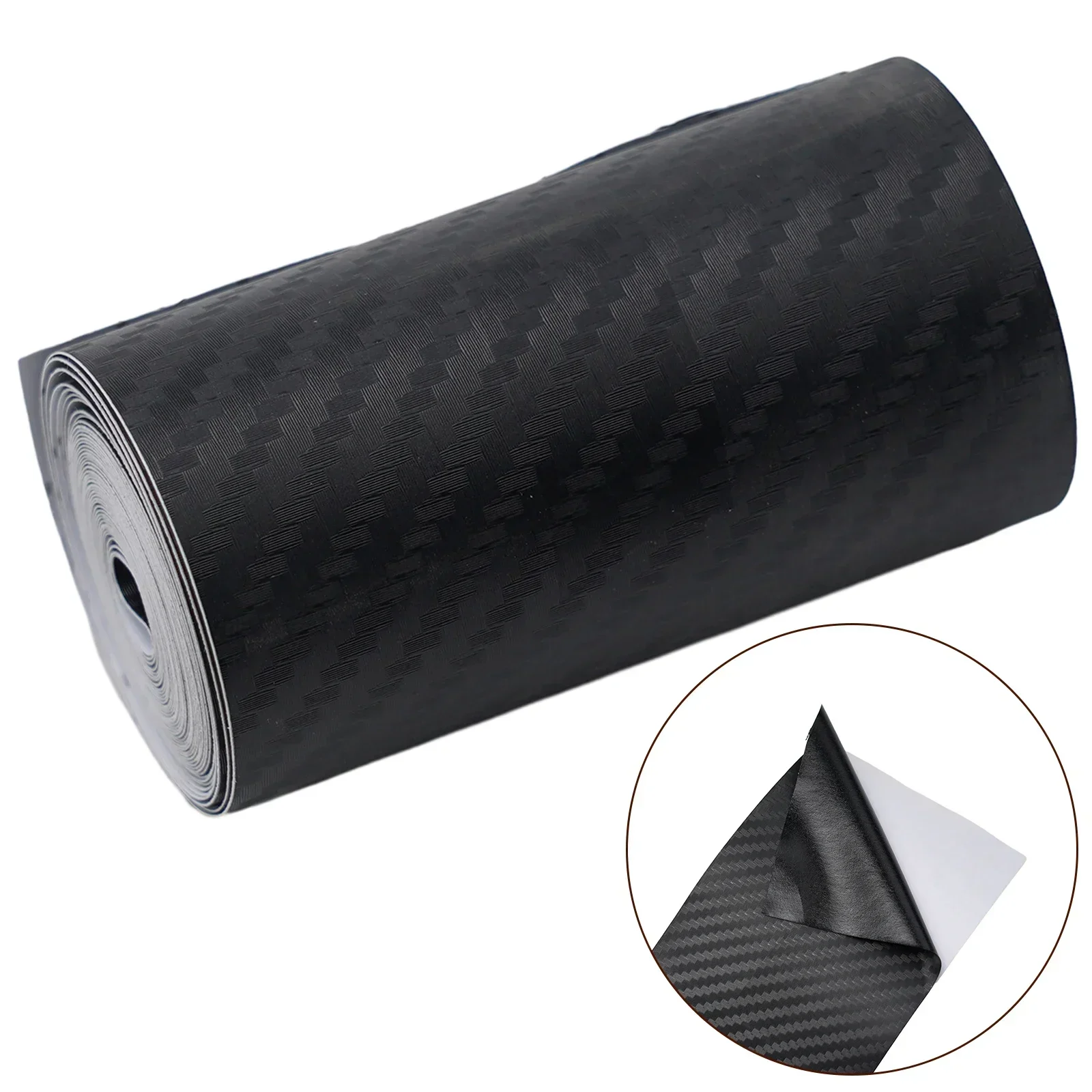 Cut And Use Anti Scratch Cut And Use Anti Scratch Cut And Use Carbon Fiber Car Sticker Waterproof Door Sill Note The Real