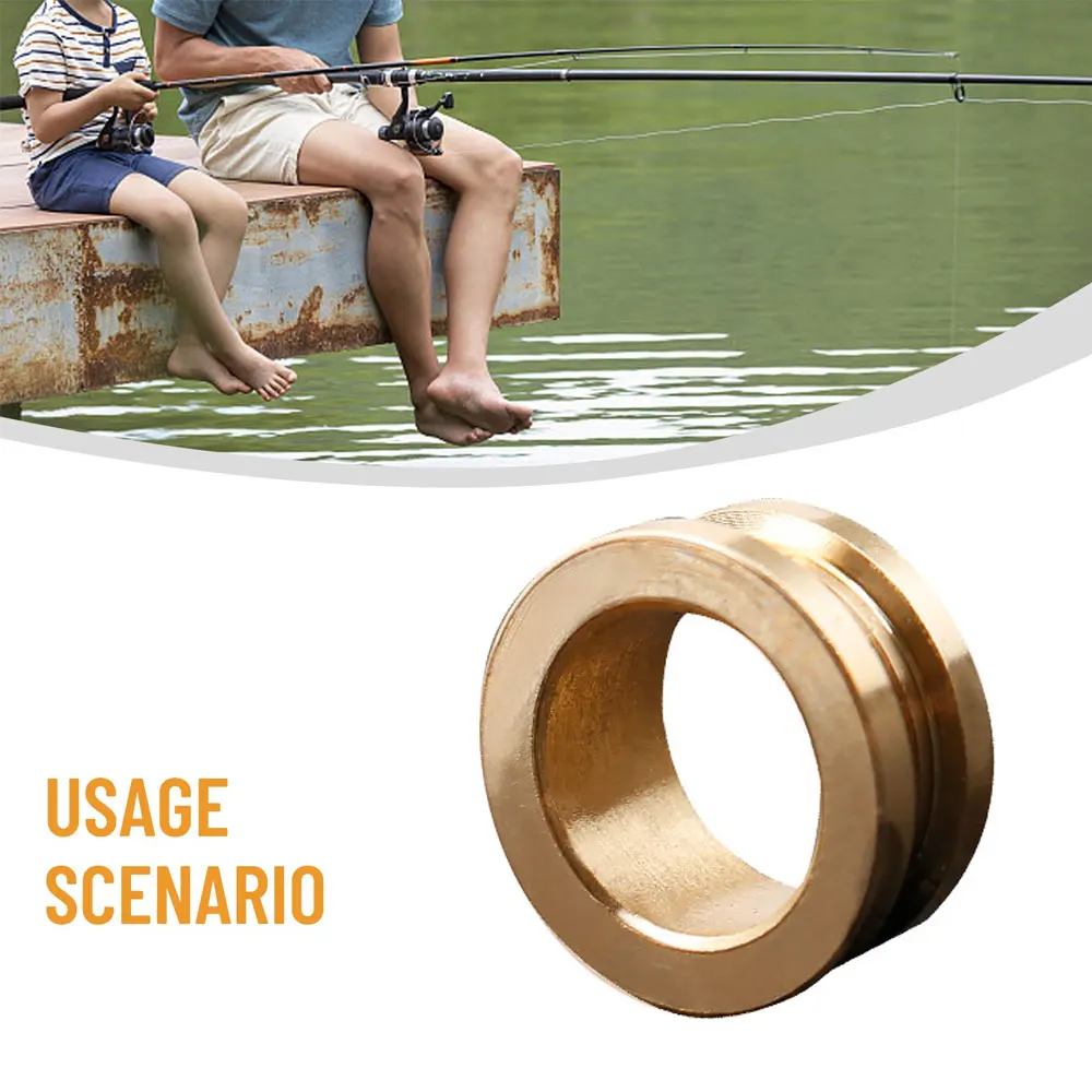 1Pc Brass Fishing Line Roller For Spinning Fishing Reel Part Repair Smooth Accessory Durable Stainless Steel Fish Accessories