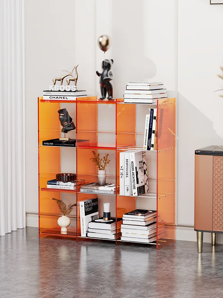 The product can be customized. Bookcase, desktop storage rack, household floor standing small children's simple bookshelf,