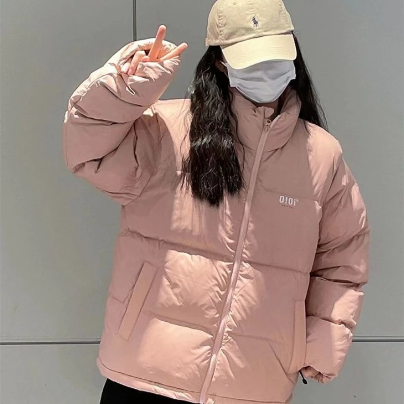 New Down Jacket Female Winter Short White Duck Down Thickened Fashion Versatile Bread Clothing Cotton Clothing Down Jacket Women