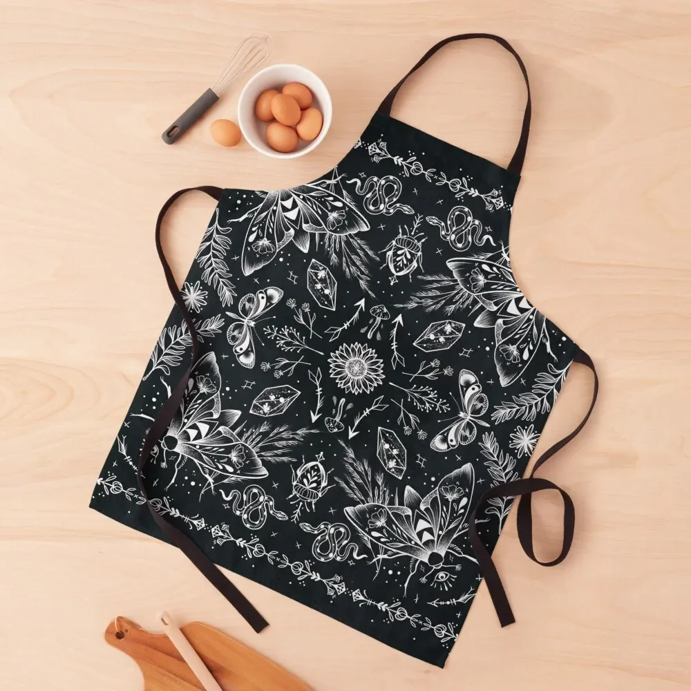 

Insects Winter Apron custom women's kitchen Kitchen Chef Apron