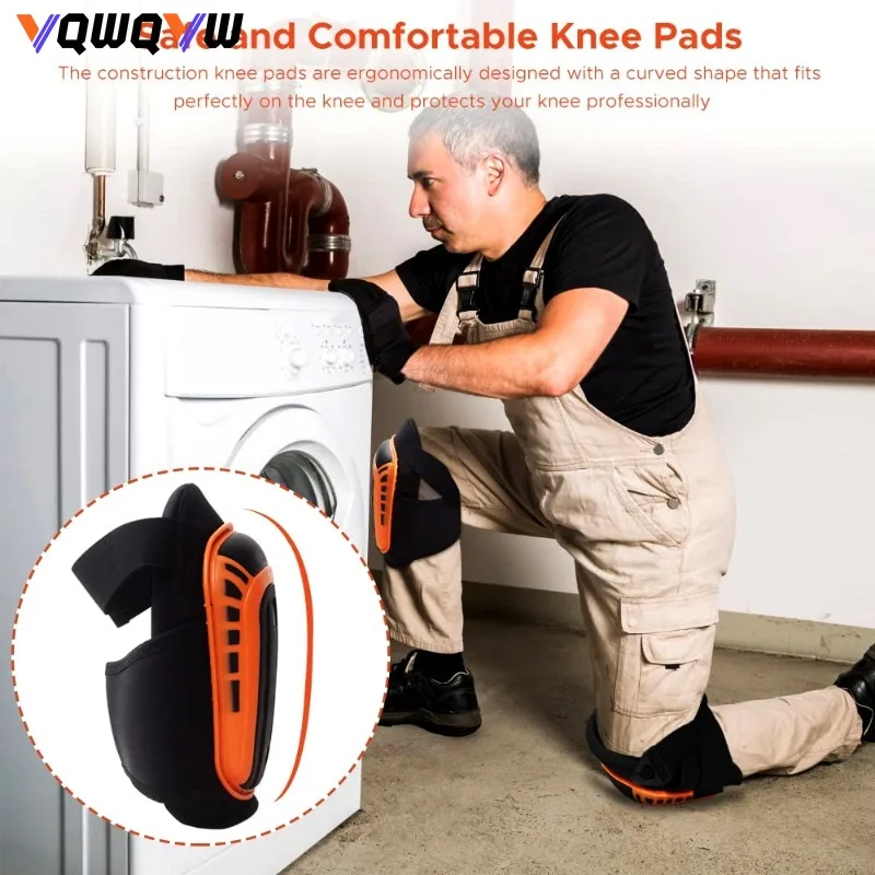 1Pair New Kneeling Work Labor Protection Knee Thickened and Extended Household Maintenance Construction Site Gardening Durable