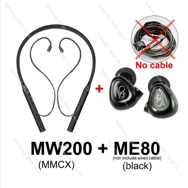 Shanling mw200 me80 mw200 wireless set neckband adapter HI-RES audio HiFi earphone ak4377a DAC chip LDAC IRB aptX