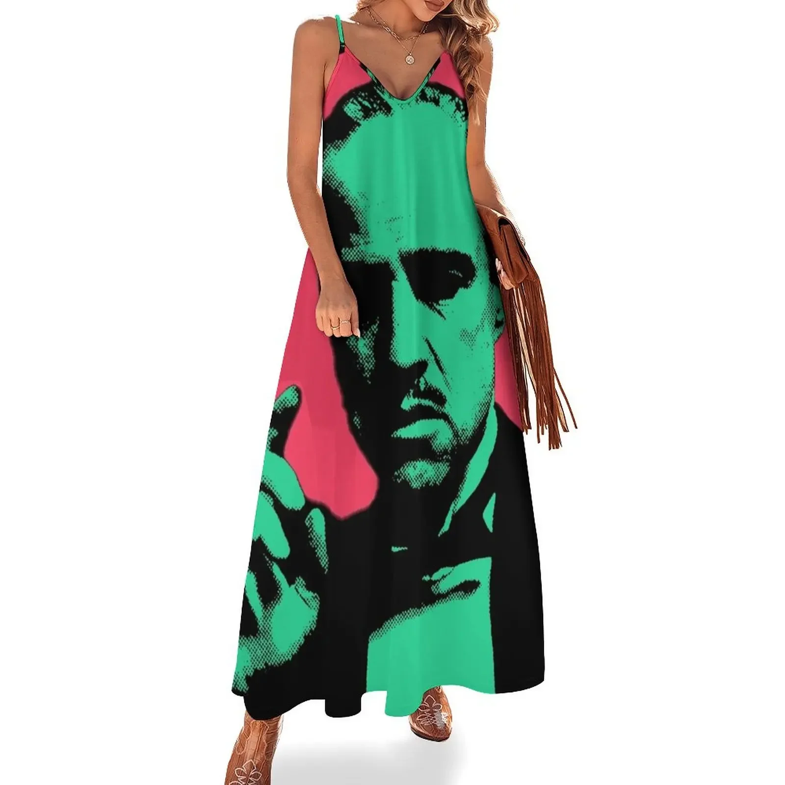 

Pop art of The GODFATHER Sleeveless Dress party dresses women dresses korean style dresses for woman 2024