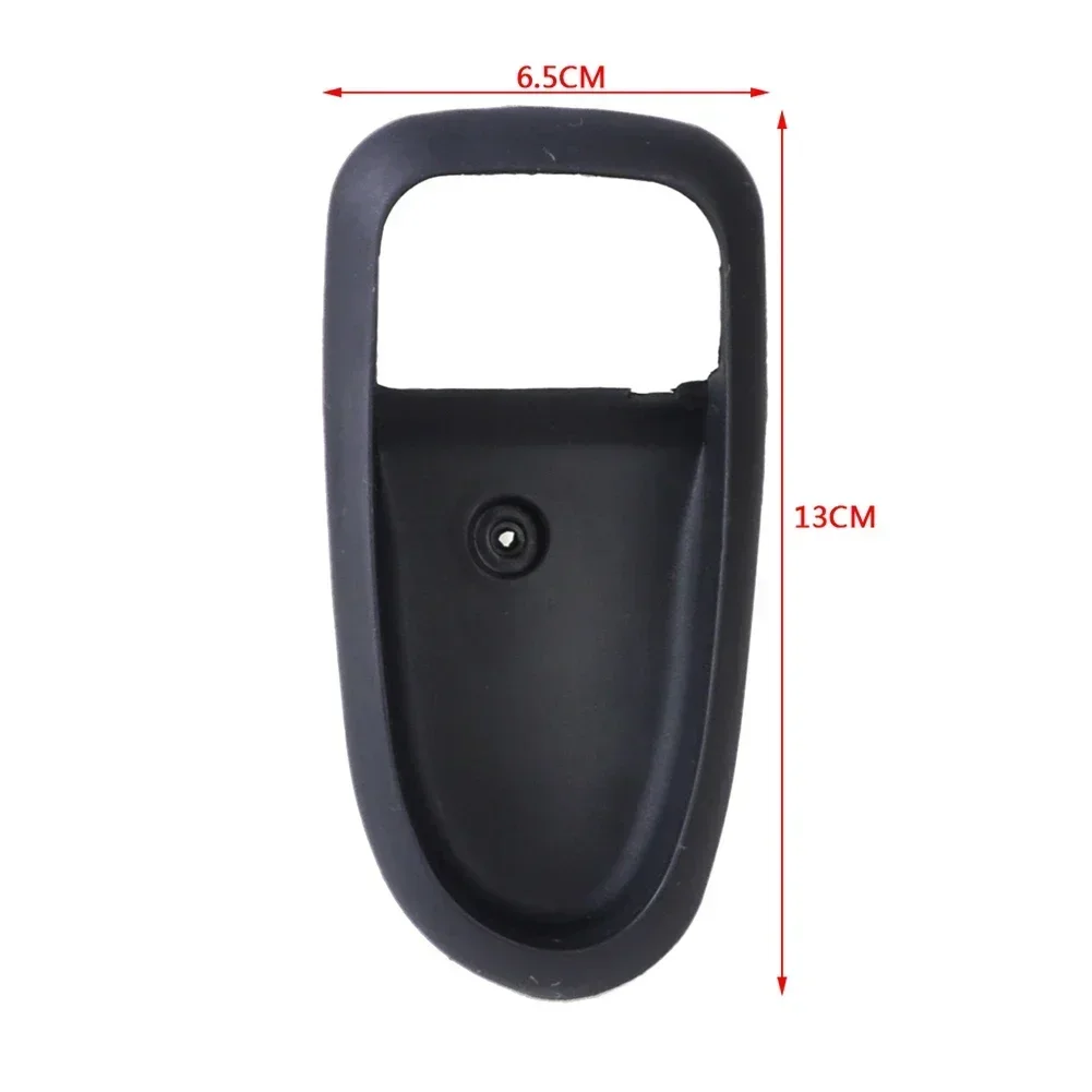 Couvercle Kiev illage de poignée de porte de voiture intérieure droite, cadre de lunette en plastique noir, adapté pour Hyundai Elantra 2001-2006,