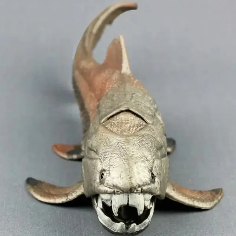 الديناصورات لعبة مجسمة Dunkleosteus ديناصور الأسماك الديكور عمل نموذج لجسم لعب للأطفال جمع #5
