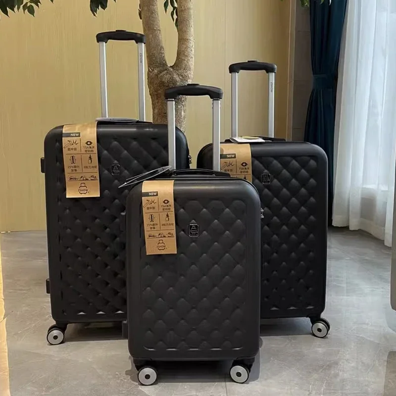 Suitcase Large Capacity Ultra-light Boarding Luggage Password Trolley Case Silent Wheel Extend Travel Bag Rolling Luggage Set