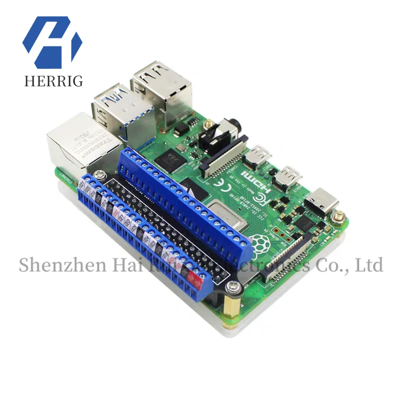 

Raspberry Pi GPIO Terminal Expansion Board Raspberry Pi 3B/3B+/4B GPIO Output Interface Module