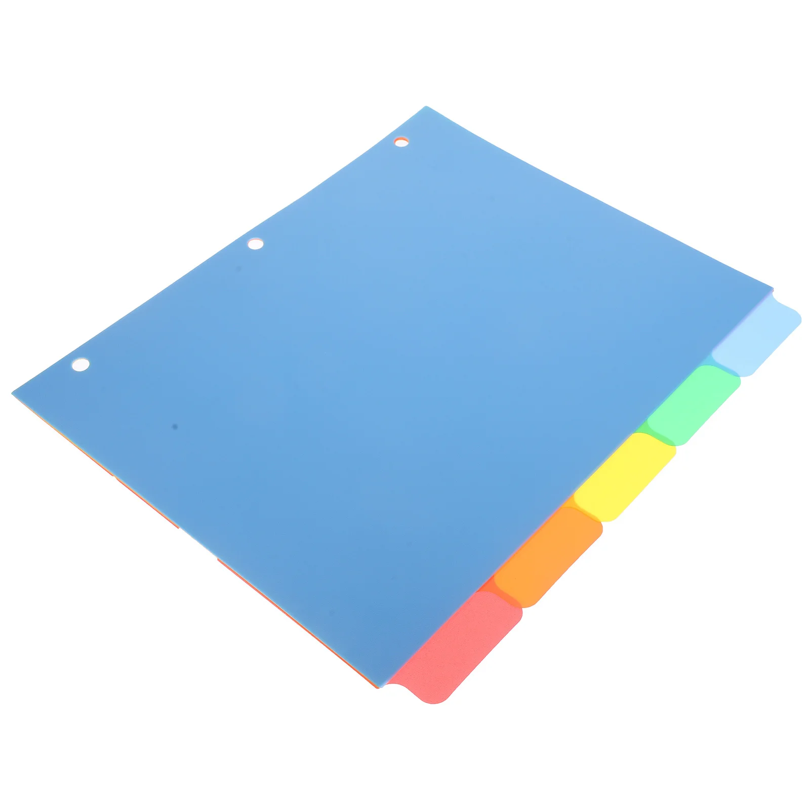 

Binder Tabs 5pcs Index Dividers Plastic Page Markers for Journals Notepad Replacement School Office Supplies Colored Separators