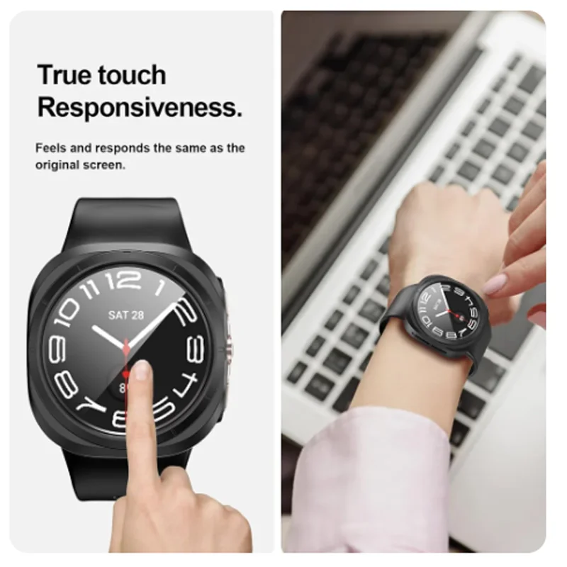 For Samsung Galaxy Watch 7 Ultra LTE Stainless Steel Strap Samsung Watch 7 Ultra 47mm Milan Magnetic Bracelet Protective Case