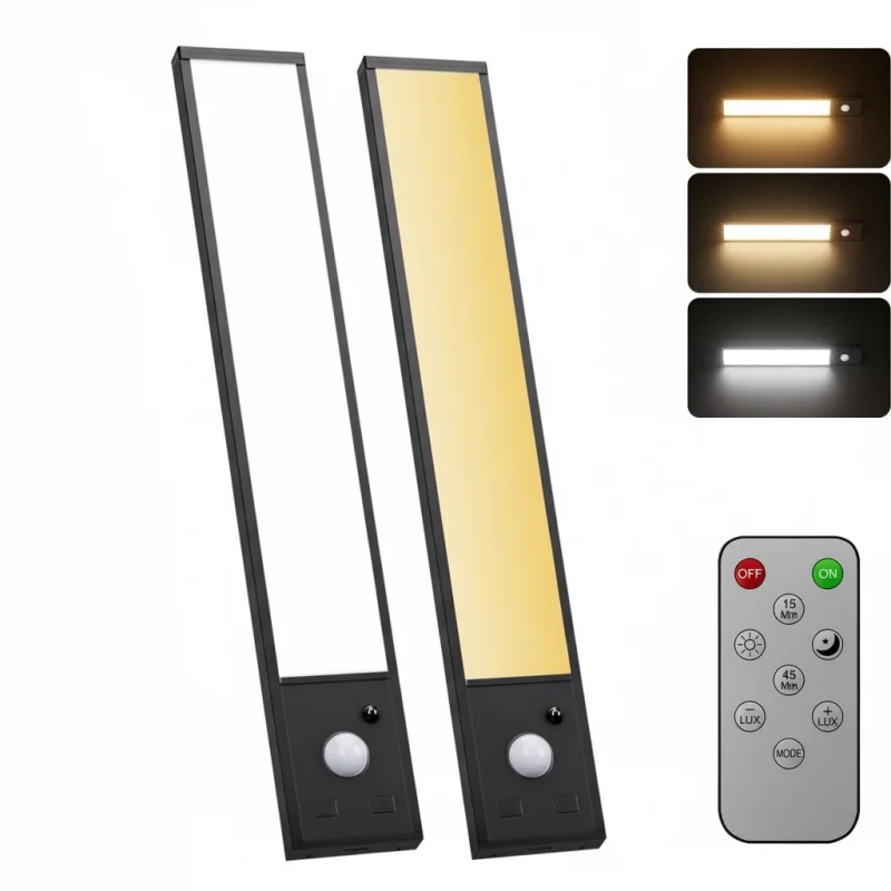 20CM 30CM Motion Sensor Cabinet Lights Dimmable LED Night Light Wireless USB Rechargeable Led Tube Light for Wardrobe Night Lamp
