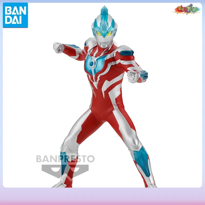 

In Stock Bandai Genuine Original Hero Ultraman Series Galaxy Anime Movable Model Collection Hand Figure Holiday Gift