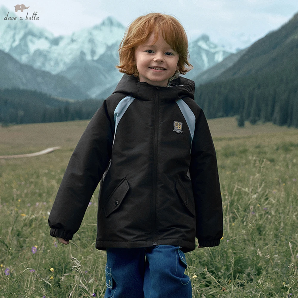 

Dave Bella Boys Girls Down Parka Jacket Children Winter Warm Hooded Thicken Down Coats Waterproof Outwear Clothes DK4253789