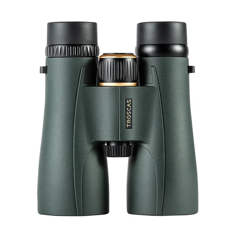 TROSCAS 10X50ED/12X50 ED High Power Binoculars Nitrogen-filled Waterproof High-Definition BAK4 SMC Telescope for Outdoor Travel