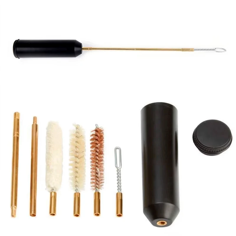 

7Pcs/Set 22/45/357/9 Mm Pocket Size Pistol Gun Cleaning Kit Hand Gun Rod Brush Cleaning Tools