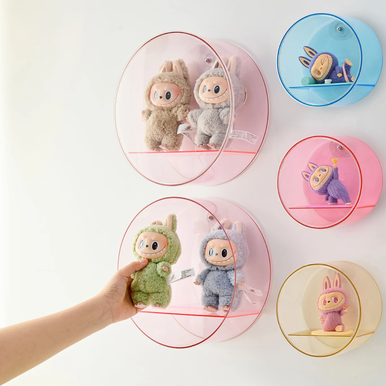 

Doll Storage Box Acrylic Doll Display Stand Doll Toy Storage Box Transparent Doll Display Case