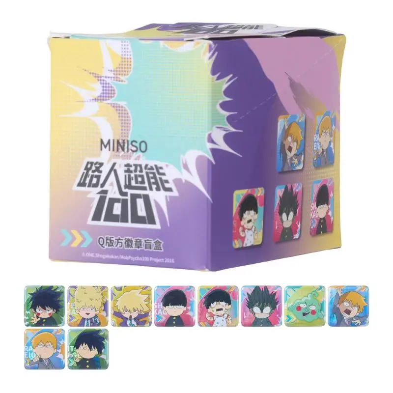 

Miniso Superhero 100-Q Edition квадратный значок слепая коробка аниме Kawaii Gouzi Ba Qi Коллекционные игрушки модные коллекционные предметы