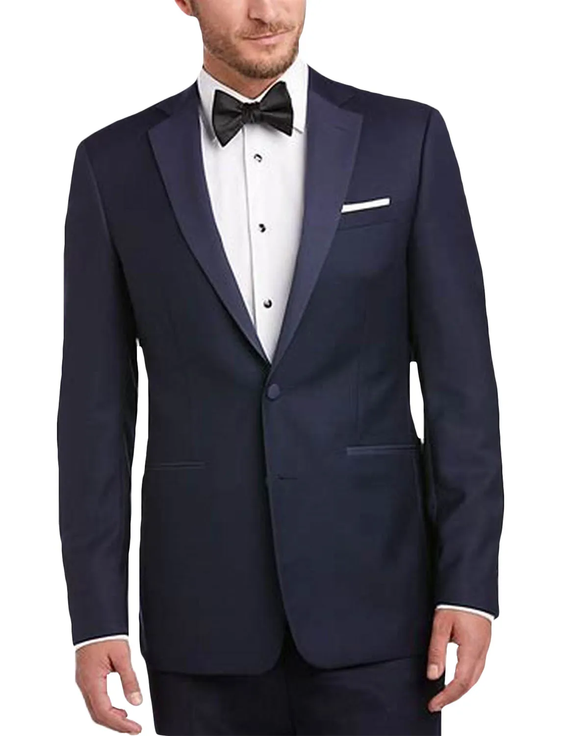 

Men's Suits Tailored 2 Pieces Formal Business Prom Jacket Trousers