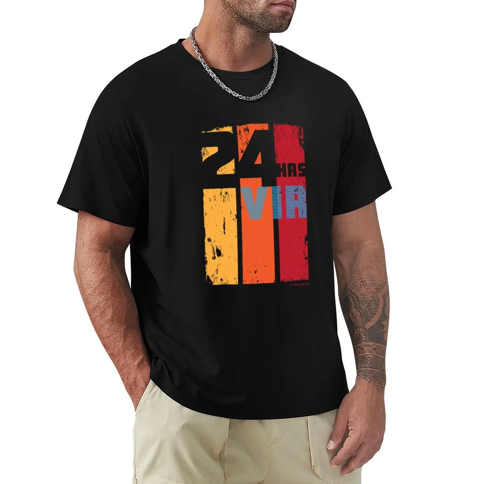 

VIR 24hr T-Shirt custom t shirt anime clothes men graphic t shirts