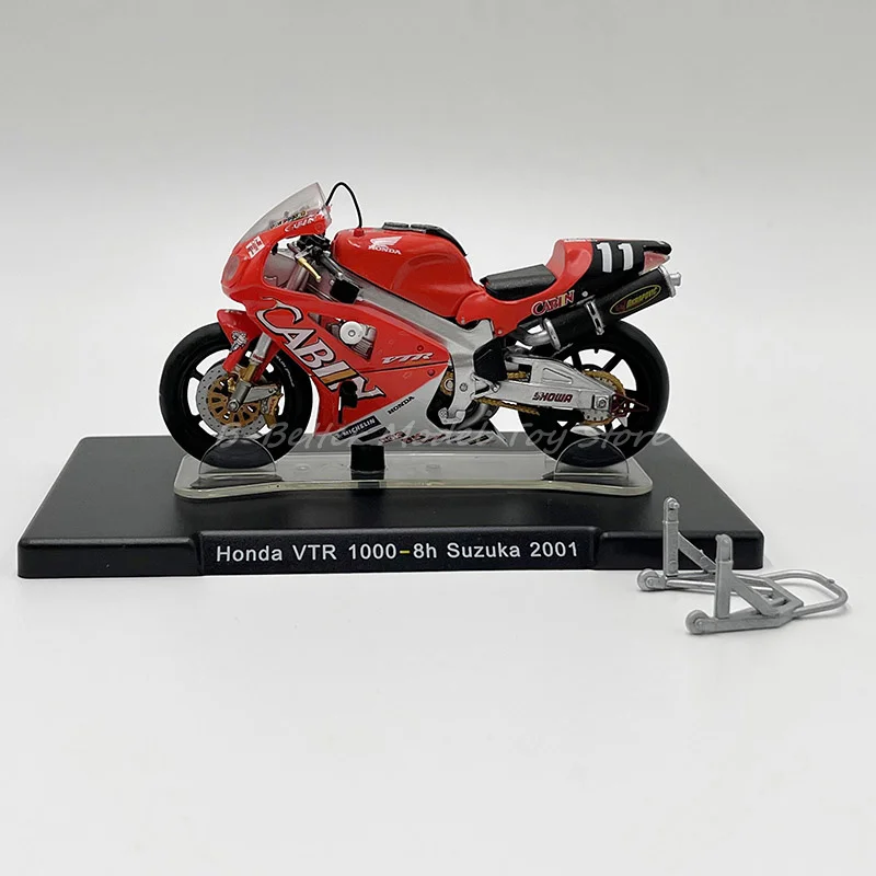 1:18 Diecast Motorcycle Model Toy Honda VTR 1000-8h Suzuka 2001 Replica For Collection