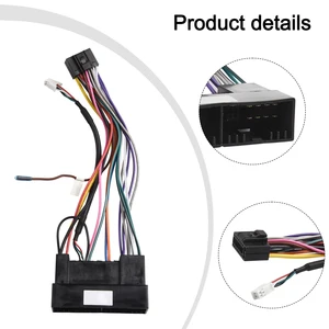 Car Radio Power Cable Replacement Car Accessory Auto Wiring Harness Car Radio Harness Direct Installation Practical And Reliable
