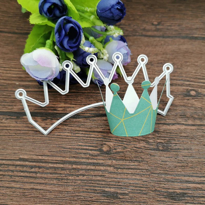 Crown headdress ornaments Metal Cutting Dies Stencils Die Cut for DIY Scrapbooking Album Paper Card Decorative Crafts Party Gift