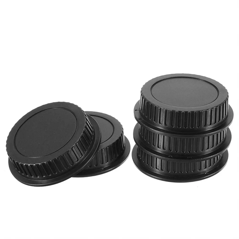 1PC Black Plastic Lens Dust Cover DSLR SLR Rear Lens Cap Camera Accessory for Canon Rebel EOS Series