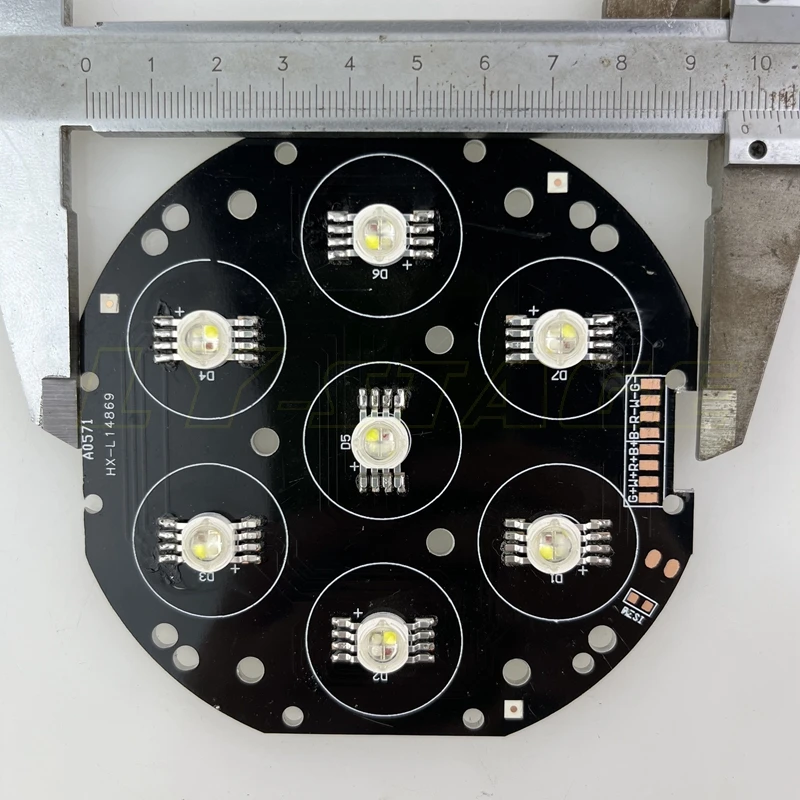 7X10W LED ضوء المجلس ل 7x10 واط ضوء متحرك صغير rgbw 4in1 أجزاء إصلاح الملحقات