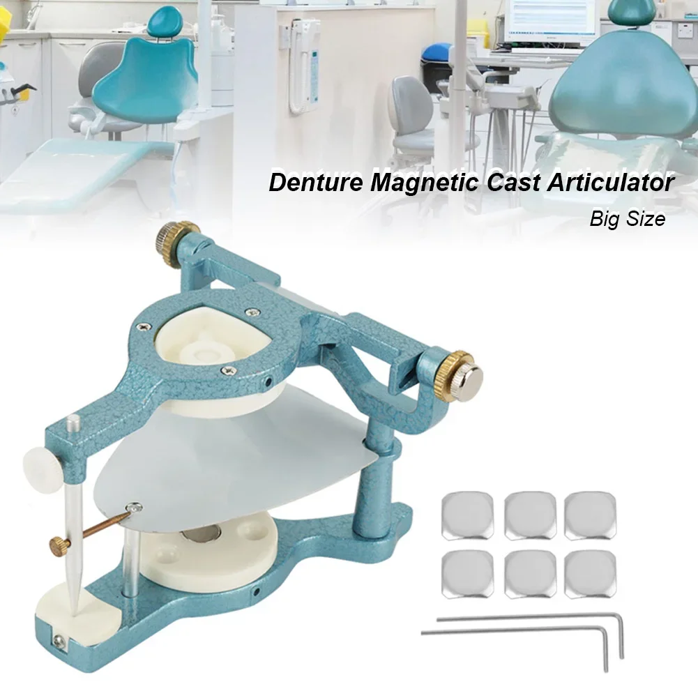 Big Size Dental Magnetic Articulator Cast Jaw Frame Anatomic Articulator Adjustable Dental Lab Occlusion Equipment Dentist Tools