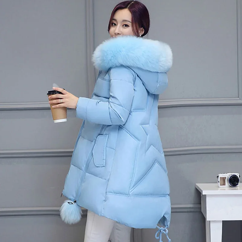 Oversize Winter Jacket Women Parka New Hooded Outerwear Warm Down Cotton Jacket Plus Size 5XL 6XL Winter Coat Parker Women Y159