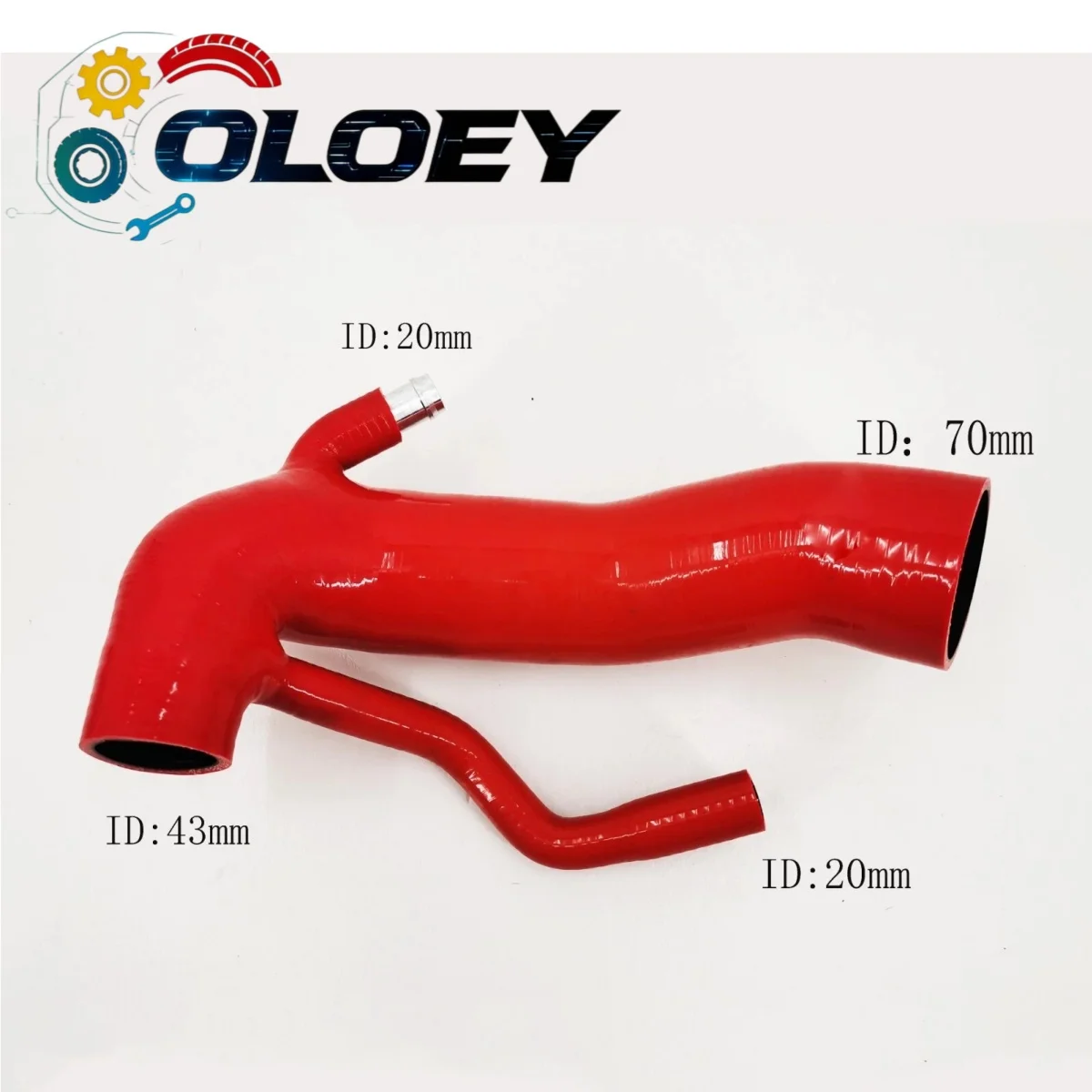 For Peugeot 208 GTI 1.6 EP6CDTX 200CV 2010-2014 Silicone Intel Intake Hose Kit 2011 2012 2013 10 11 12 13 14 view 3