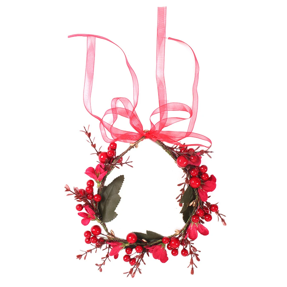 

1Pcs Simulation Plant Bridal Flower Headband Comfortable Party Hair Hoop for Photo Shoot Cosplay Flower Headband