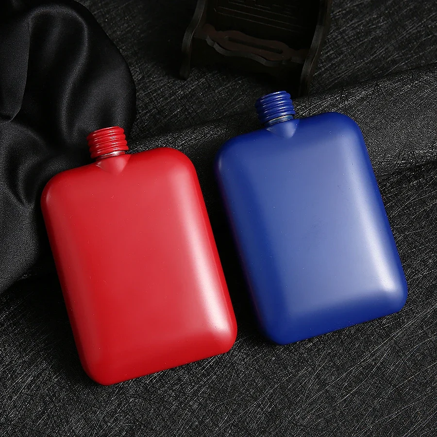 6 Oz Whiskey Hip Flask with Funnel Hidden Pocket Flask for Alcohol Leak Proof Wine Bottle Groomsmen Gifts Food Flask Jerry Can