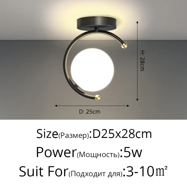 LED Ceiling Lights for Hallway, Bedroom, Dining Room, Hallway, Gallery, Dining Room, Cafe, Office, Interior Lighting image 3
