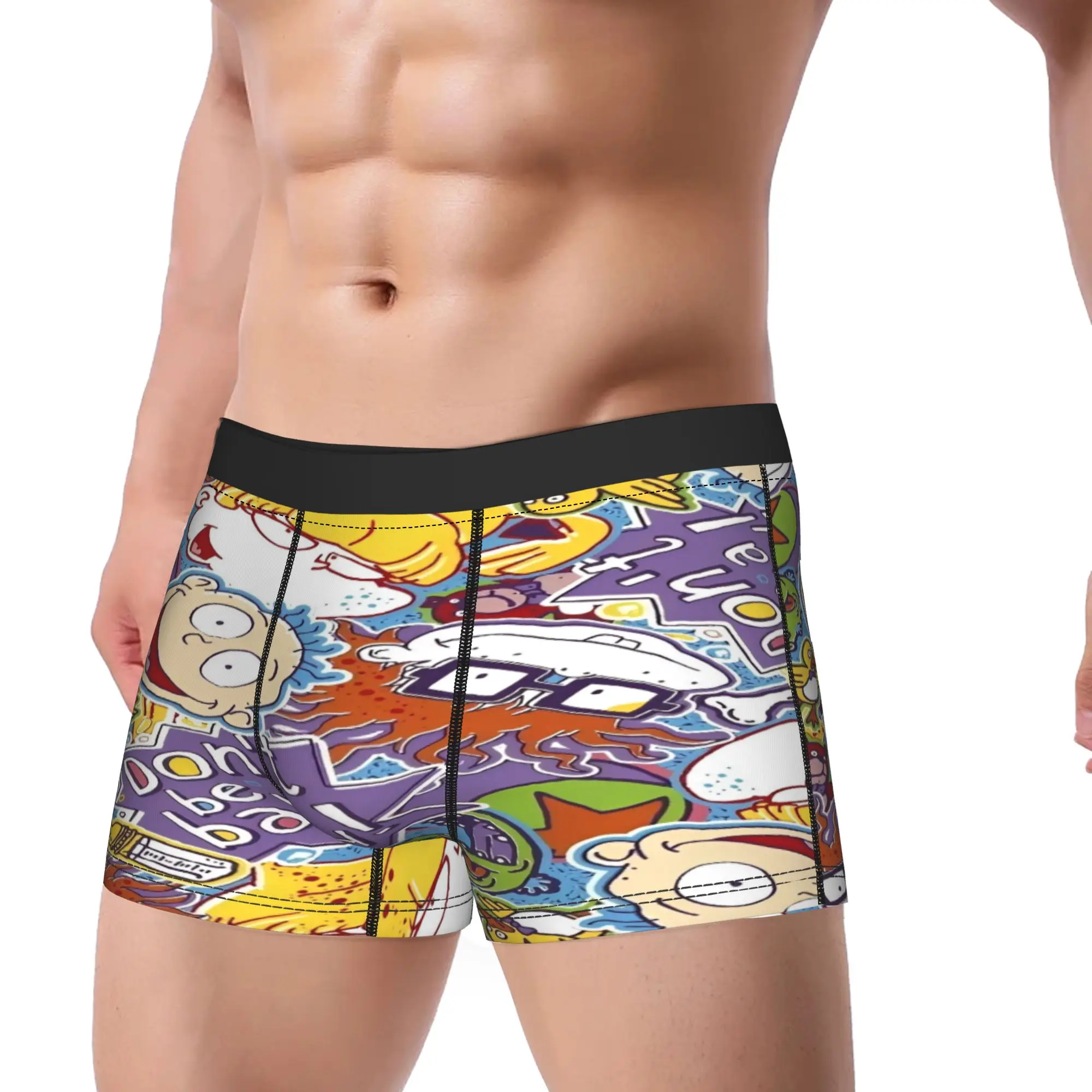 Rugrat Underwear  Comfortable Underpants Custom Boxer Brief For Men Pouch Plus Size Boxershorts