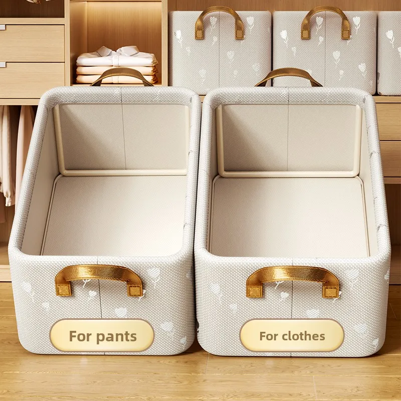 foldable-clothing-storage-box-pants-organizer-drawer-home-use-wardrobe-storage-basket-multi-layered-arrangement-container