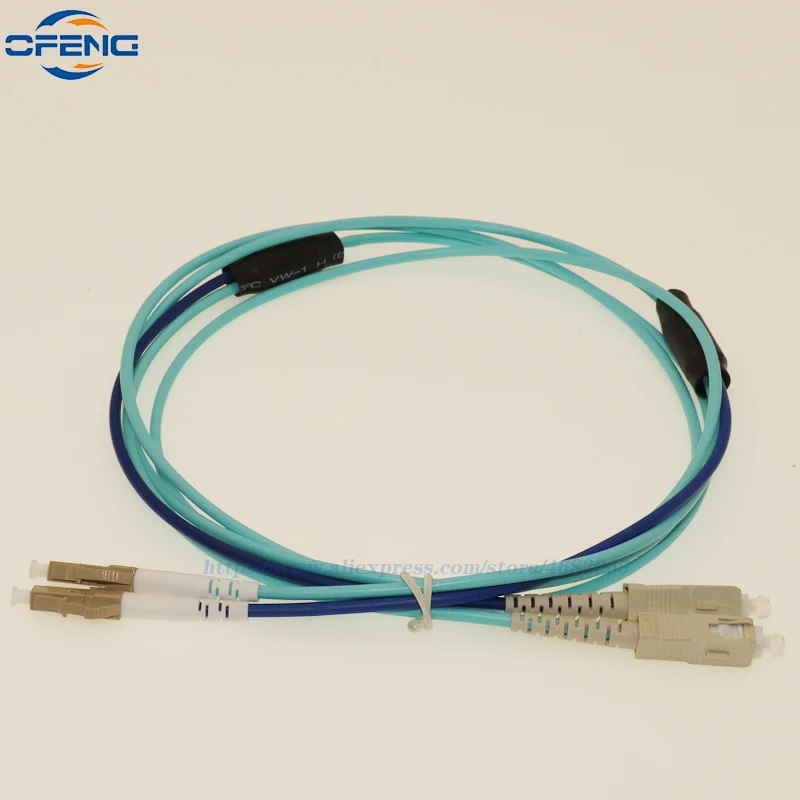 

3M 2 core OM3 Armored fiber patch cord SC-LC UPC LSZH waterproof 4 fibers optical fibre jumper FTTH customized