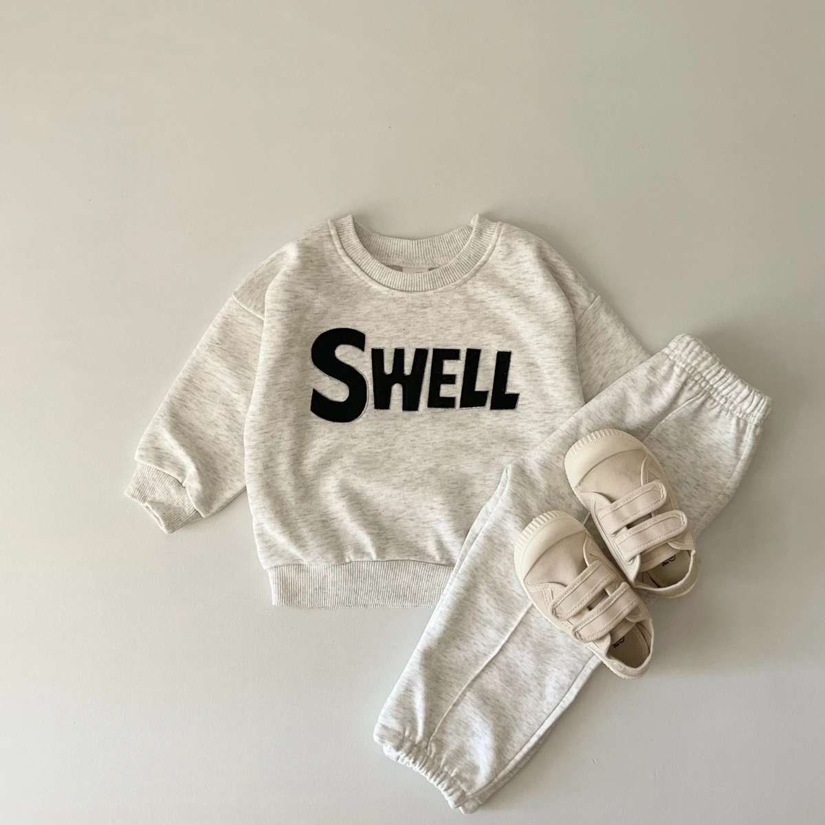 2PCS New Newborn Clothing Set Spring Baby 0-4Y Cotton Long Sleeves+Pants Letter Boys Girls Printed Children Outdoor Warmth