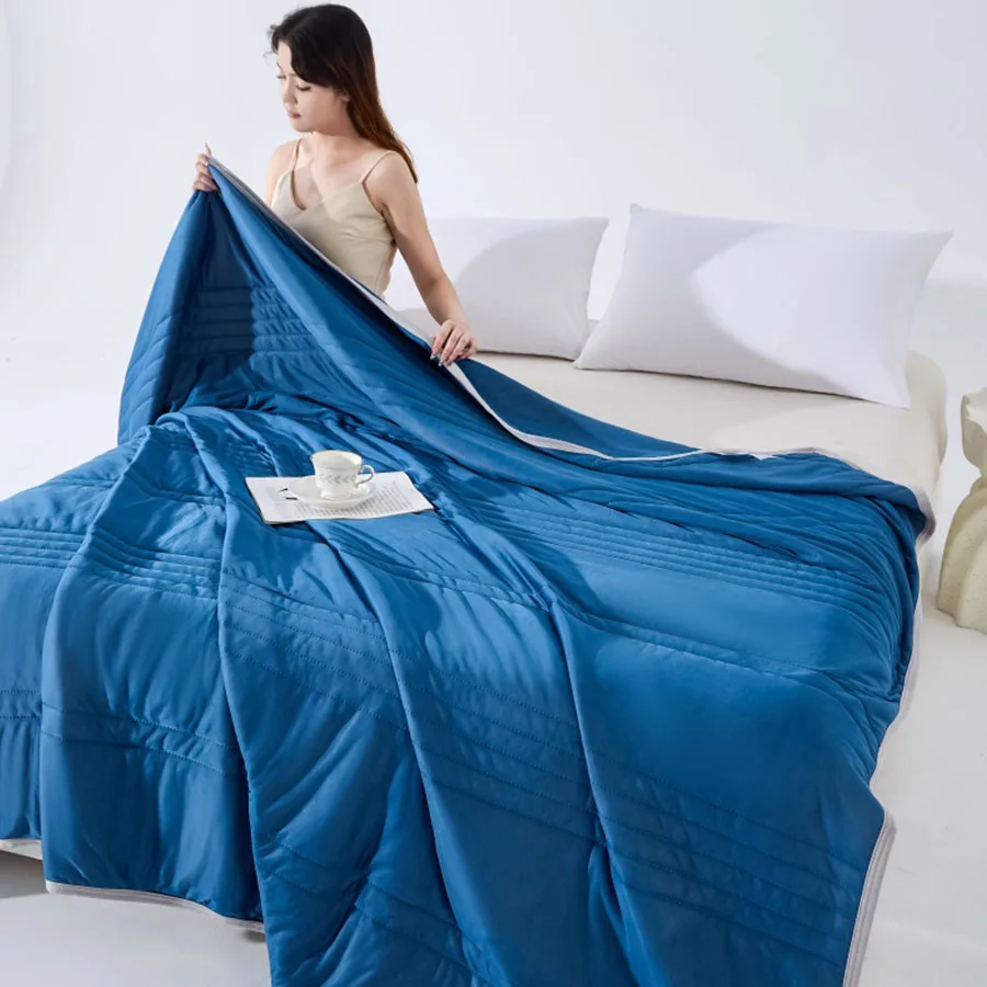 kdjeikz-超ソフト夏用冷却ブランケット-軽量、通気性、お手入れ簡単な冷却ブランケット、暑がりな方のための冷却ブランケット