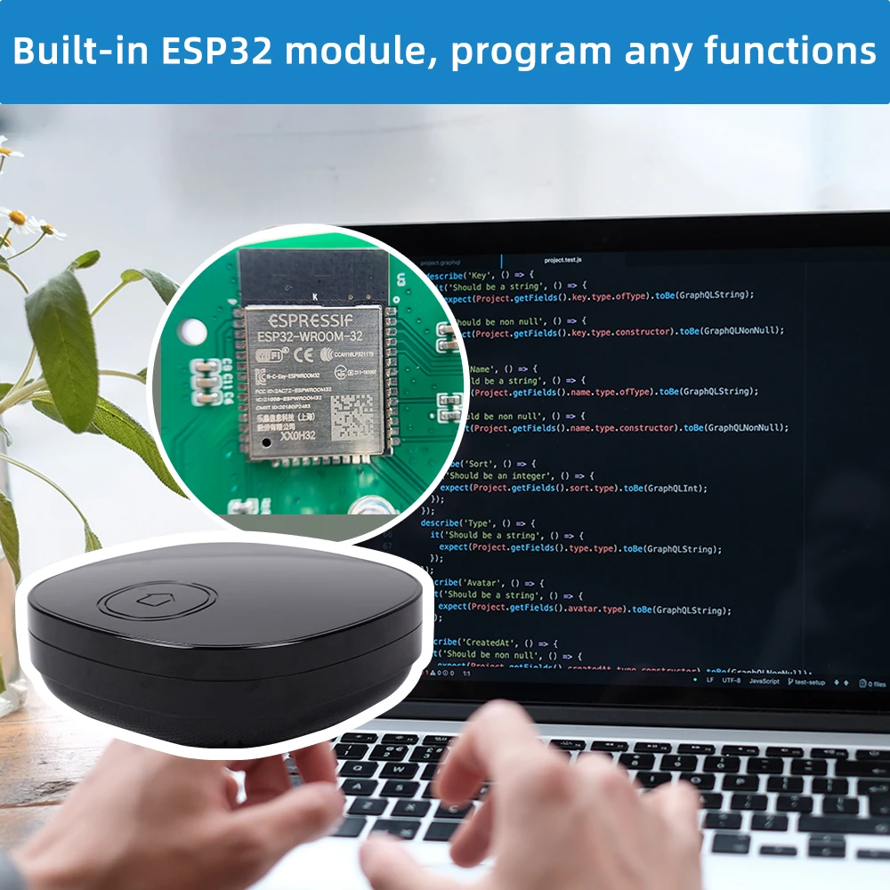 KC868-AG ESP32 IR RF WiFi Gateway Made For ESPHome Home Assistant Automation DIY Tasmota Arduino IDE Graphical Program Home Host