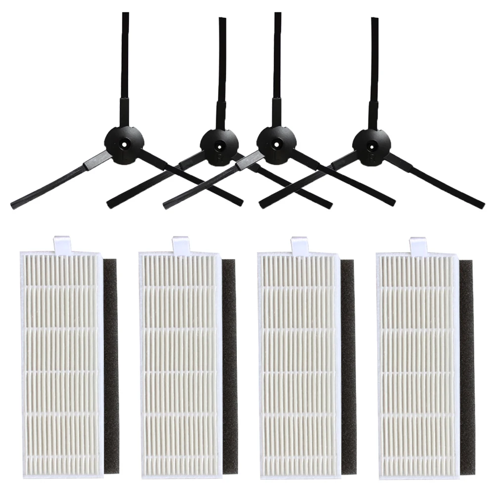 

Сменный фильтр и комплект боковых щеток для глубокой очистки углов и улучшенной фильтрации пыли для робота-пылесоса Danhui NR15