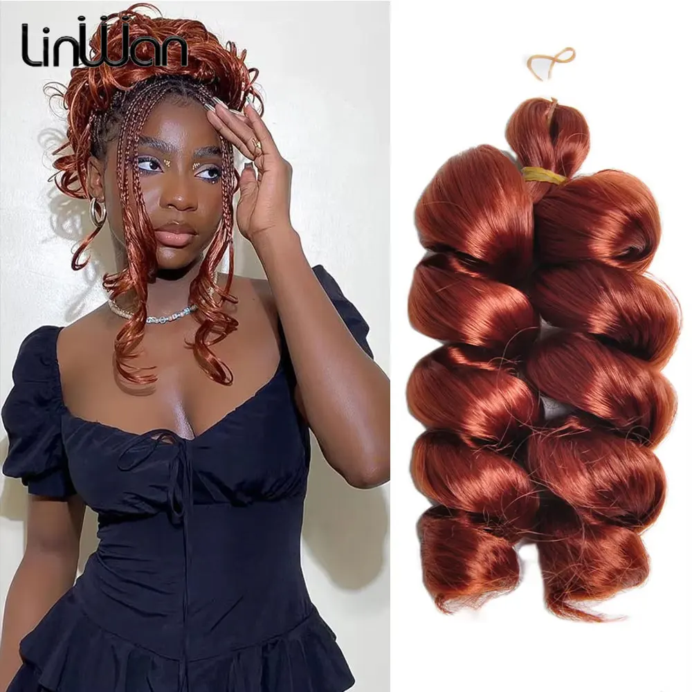 

Французские кудри, плетение волос, синтетические волосы, 12 дюймов, свободные, глубокие волны, вязанные крючком косы, предварительно растянутые спиральные вьющиеся для женщин